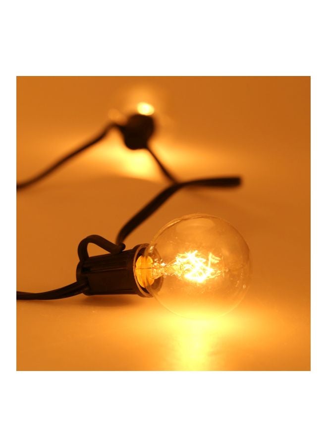 Tomshine - G40 Incandescent String Light With 2 Spare Bulbs Yellow 25feet - Image 1