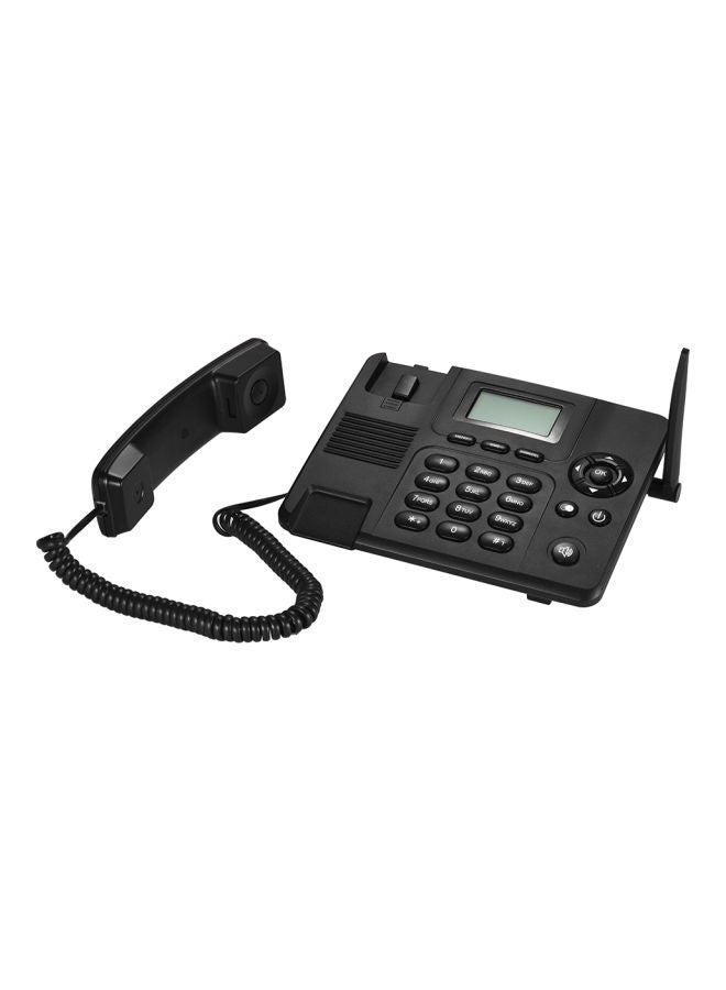 Generic LCD Display Wireless Telephone Black  - Image 1