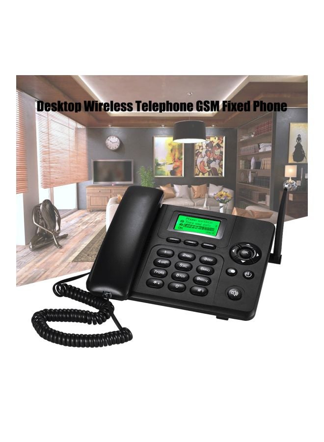 Generic LCD Display Wireless Telephone Black  - Image 3