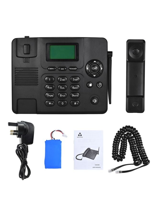 Generic LCD Display Wireless Telephone Black  - Image 2