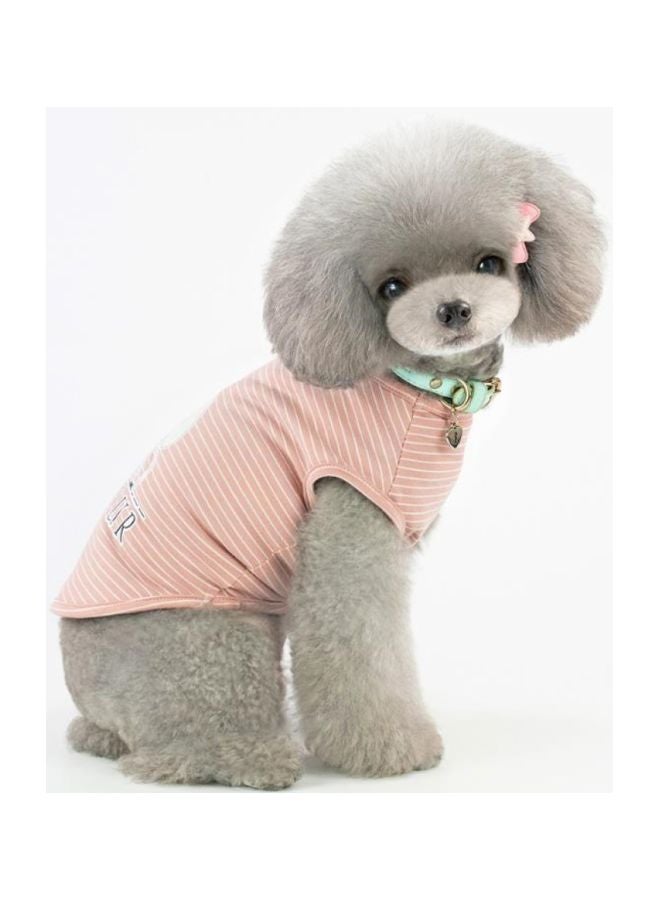 Ready Go Printed Dog Vest Cloth Pink/White/Blue - Image 3