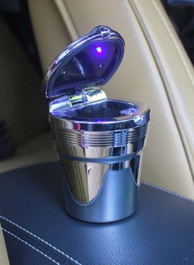 Generic Cylinder Shape With LED Indicator Light Ash Tray  - Image 2