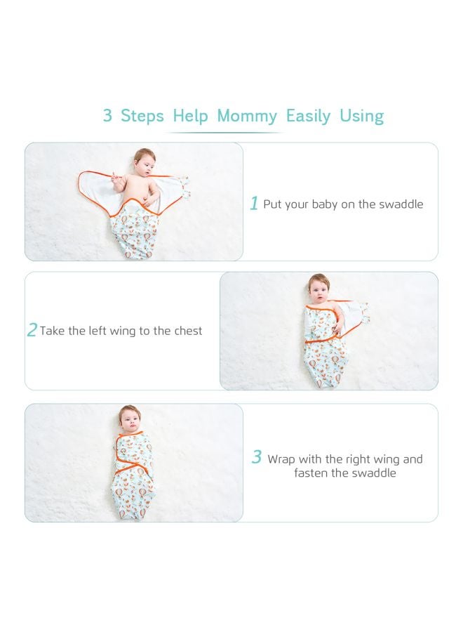 insular - Pack Of 2 Cotton Swaddle Wrap Blanket - Image 1