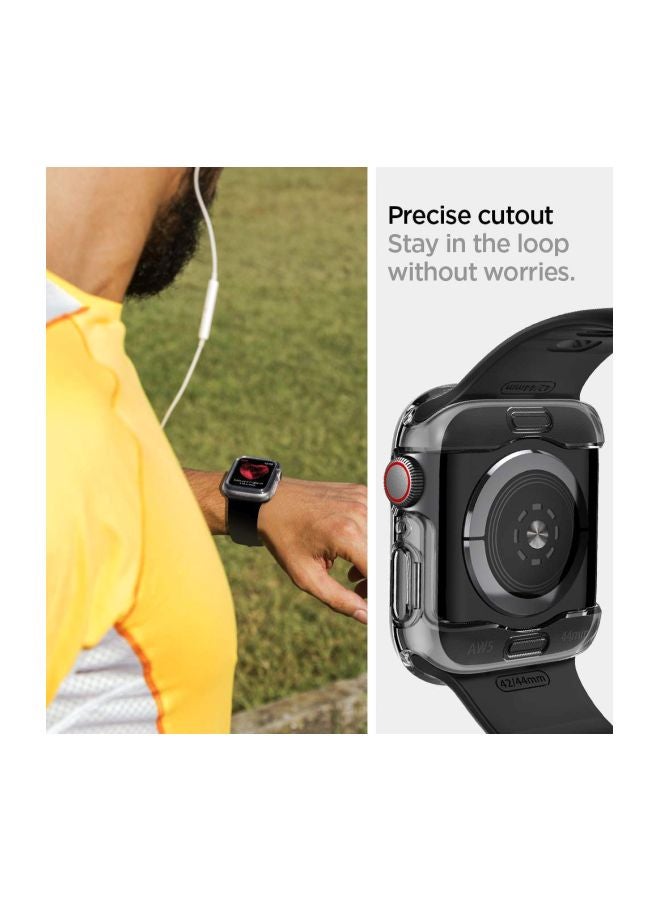 Spigen - Ultra Hybrid Protective Case For Apple Watch Series 4/5/SE/6 44mm Crystal Clear - Image 1