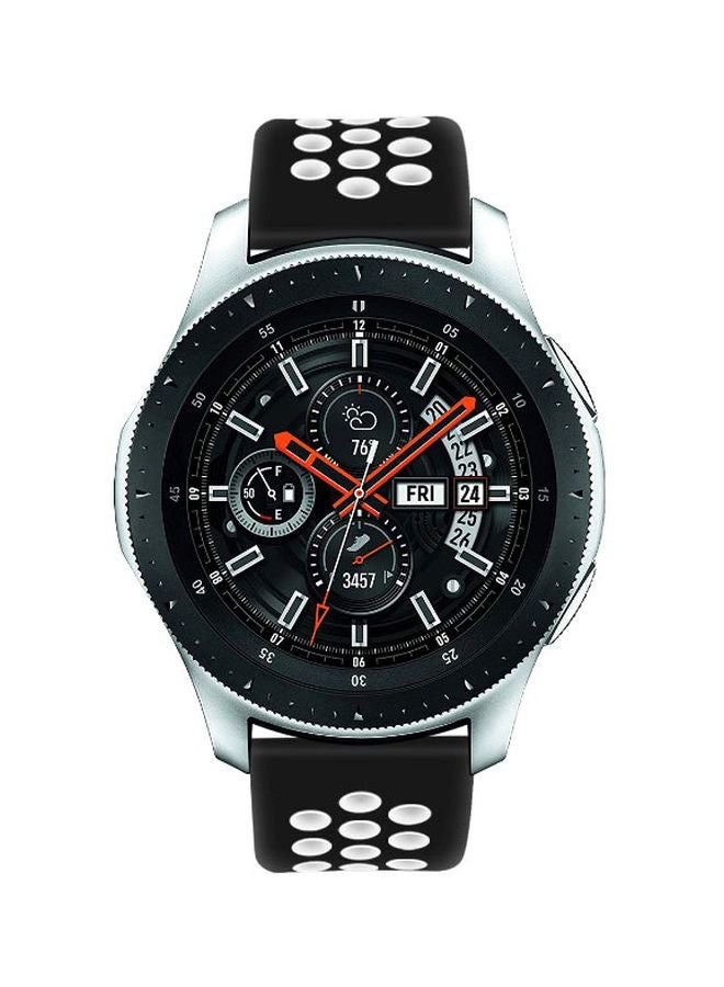 Smart Band Replacement Band For Samsung Galaxy Watch 46mm Black/White - Image 3