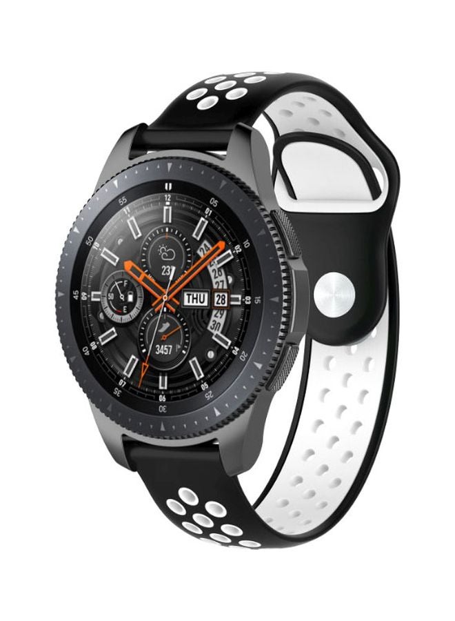 Smart Band Replacement Band For Samsung Galaxy Watch 46mm Black/White - Image 5