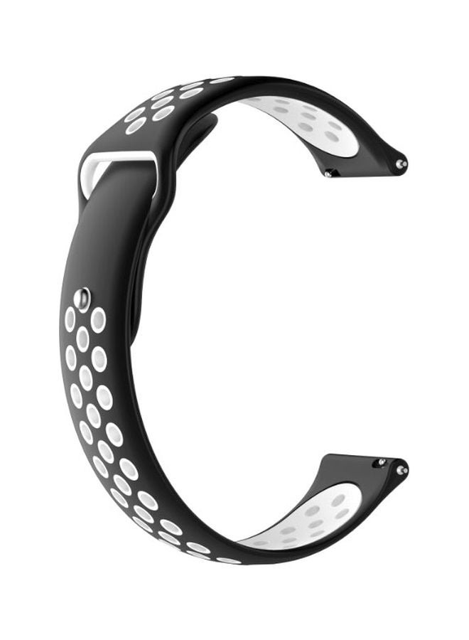 Smart Band Replacement Band For Samsung Galaxy Watch 46mm Black/White - Image 4