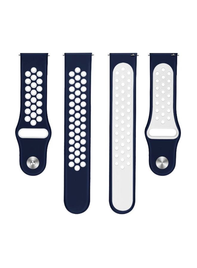 Smart Band Replacement Band For Samsung Galaxy Watch Blue/White - Image 1