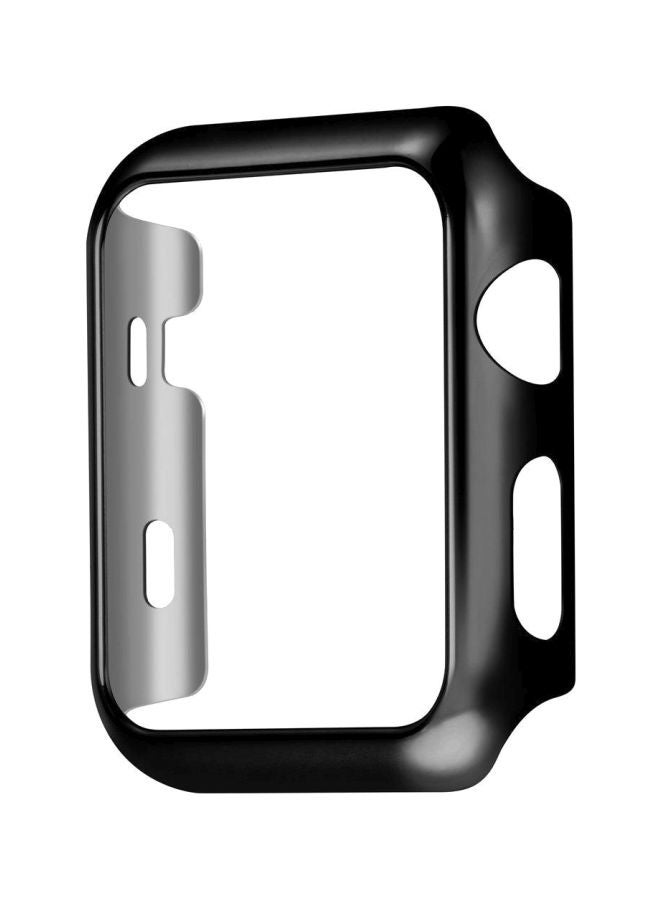 Smart Band Protective Snap-On Case For Apple Watch Black/Clear - Image 1