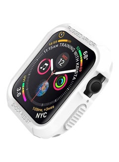 Smart Band Shatter-Resistant Protective Bumper For Apple Watch White  - Image 4