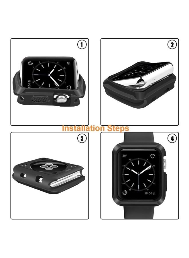 Smart Band Protective Watch Case For Apple Watch 40mm Black - Image 5