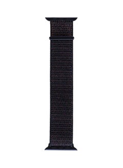 Smart Band Woven Nylon Sport Loop Strap for Apple Watch 40mm Black  - Image 1