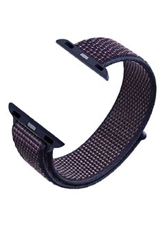 Woven Nylon Sport Loop Strap for Apple Watch 44mm Blue