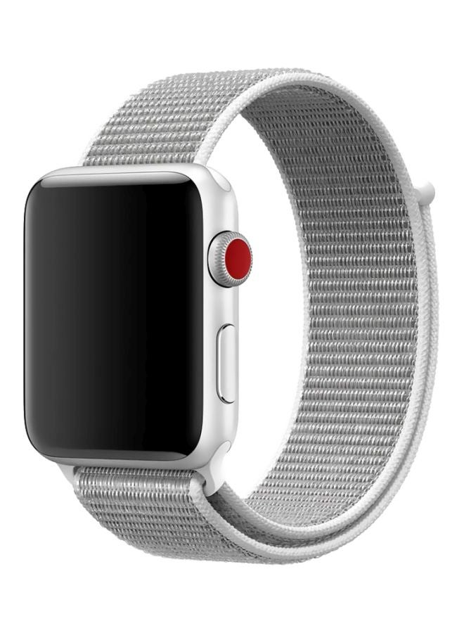 Woven Nylon Sport Loop Strap for Apple Watch 40mm Grey - v1579964036/N33955420A_2