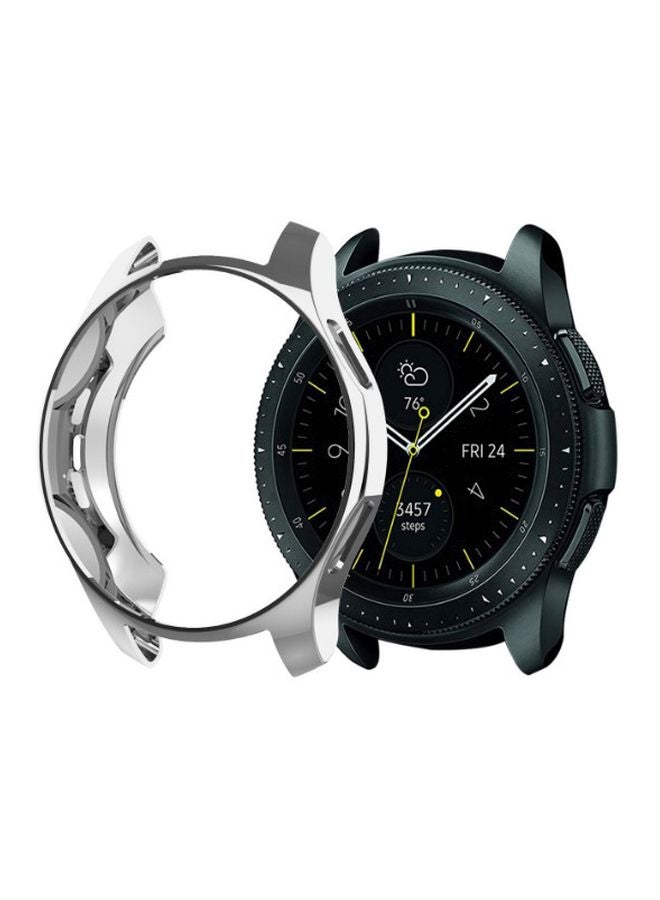 HQPro Replacement Side Cover For Samsung Galaxy Gear S3 Frontier 46 mm Silver - Image 1