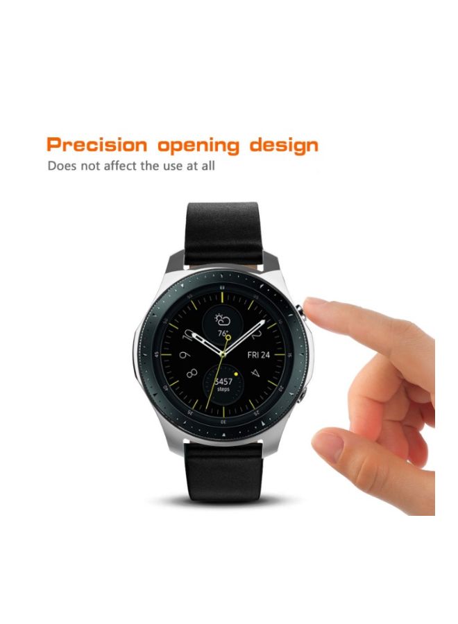 HQPro Replacement Side Cover For Samsung Galaxy Gear S3 Frontier 46 mm Silver - Image 2