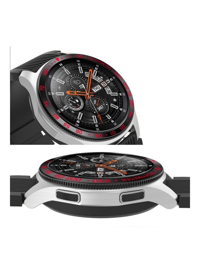 HQPro Bezel Styling Ring For Samsung Galaxy Gear S3 Frontier Black/Red  - Image 4