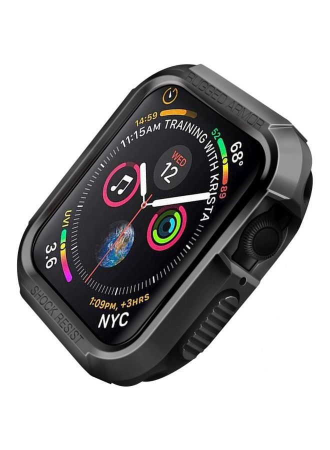 HQPro - Protective Case Cover For Apple Watch 44 mm Black - Image 1