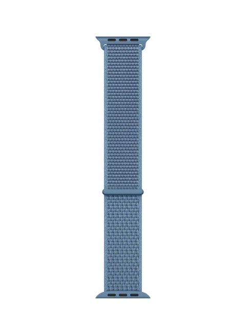 Replacement Nylon Band For Apple Watch 44mm Blue