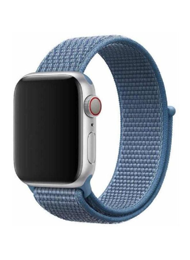 HQPro - Replacement Nylon Band For Apple Watch 40mm Blue - Image 1