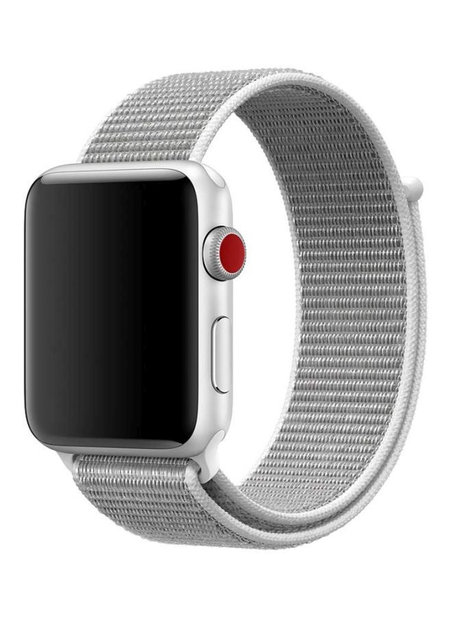 HQPro - Replacement Nylon Band For Apple Watch 44mm Grey - Image 1