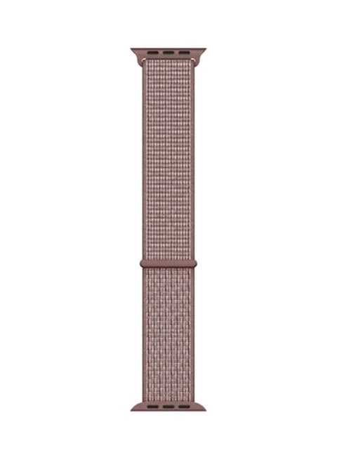 Replacement Nylon Band For Apple Watch 44mm Smokey Mauve