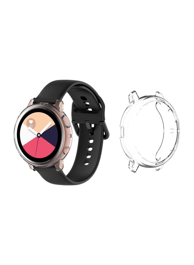 Perfii Bumper Case Cover For Samsung Active 2 Smart Watch Clear  - Image 2