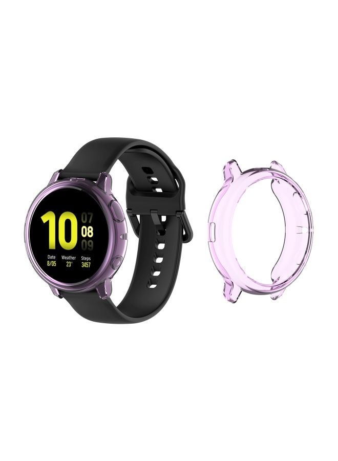Perfii Bumper Case Cover For Samsung Active 2 Smart Watch Purple - Image 2