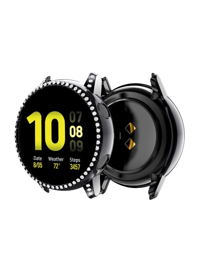 بيرفيي غطاء حماية ماص للصدمات لساعة سامسونج أكتيف 2 الذكية أسود