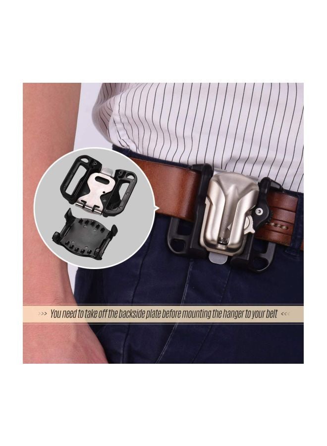 Generic - Camera Belt Holster With Quick Release Plate Black/Silver - Image 1