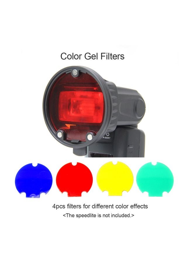 TRIOPO - Speedlite Flash Light Modifier Accessories Kit Multicolour - Image 1