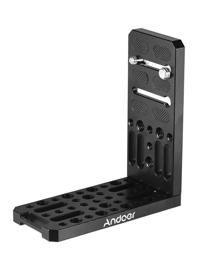 ANDOER L-Shape Bracket For DSLR Camera Black  - Image 1