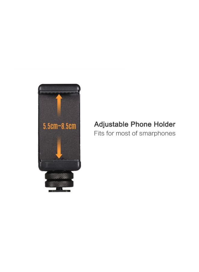 Adjustable Phone Holder With Cold Shoe Mount Multicolour  - Image 2