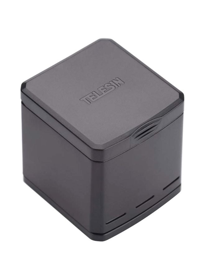 TELESIN - 3-Piece Battery Charger With Cases Black - Image 1
