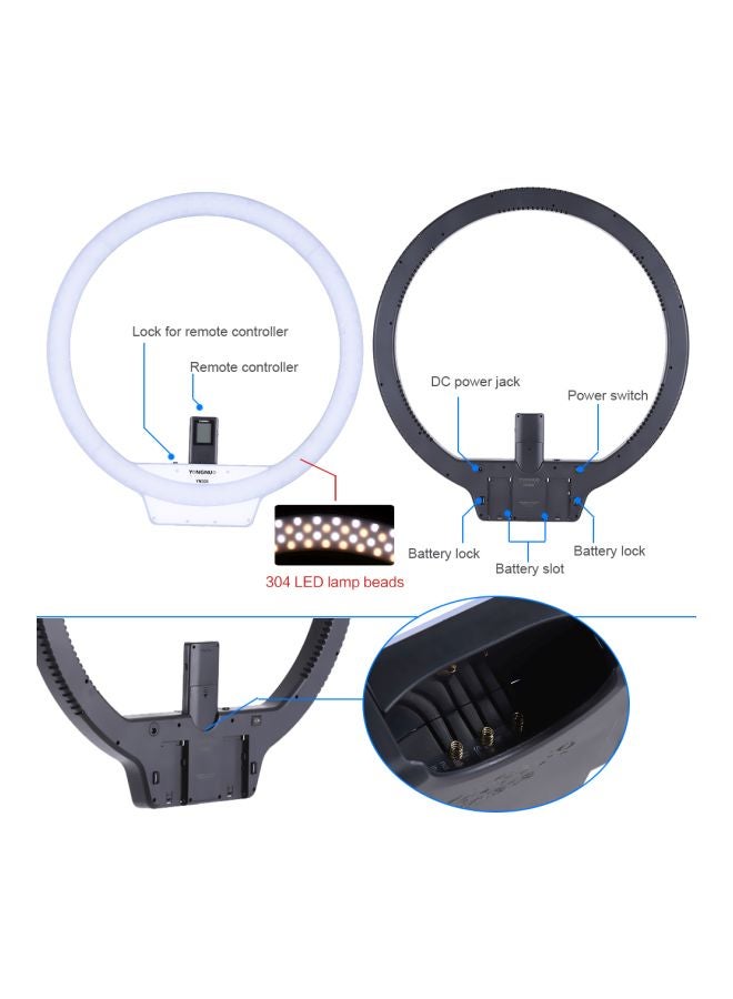 YONGNUO Bi-Colour Temperature Wireless LED Ring Light White  - Image 3