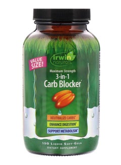 3-In-1 Carb Blocker - 150 Softgels