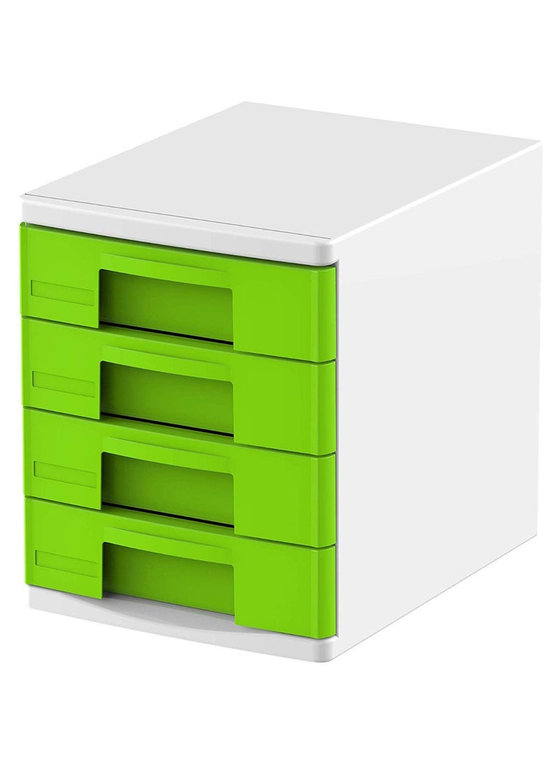 4-Tiers File Cabinet A4 Drawers Green - v1579966651/N33805695A_1