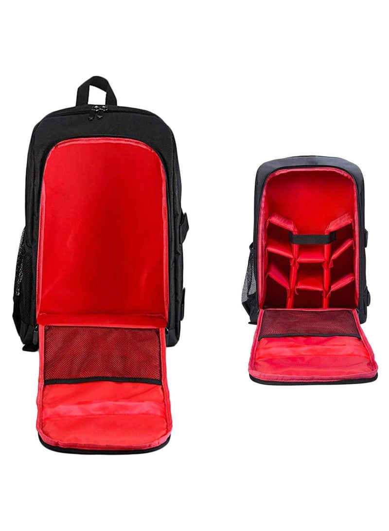 Coopic Professional DSLR Camera Backpack With Rain Cover Black - Image 2