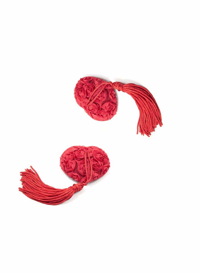 Heart Shape Nipple Cover Red - Image 2
