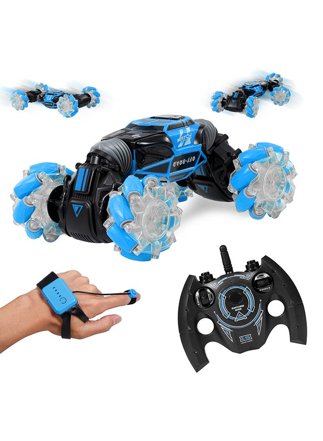 RC Stunt Car 4WD Watch Gesture Sensor Control DeFormable Electric Car