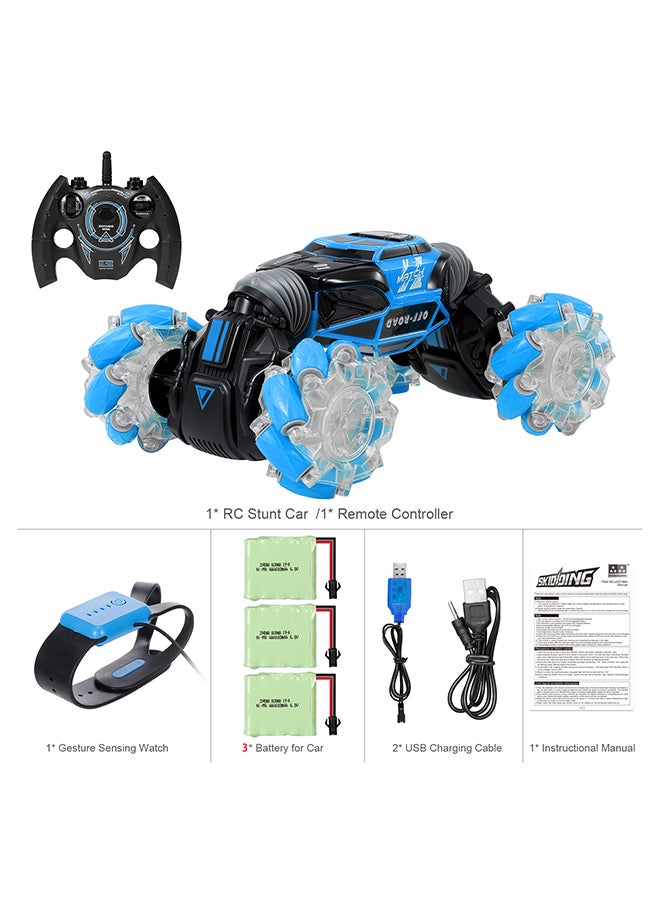 Rc Stunt Car 4Wd Watch Gesture Sensor Control Deformable Electric Toy 13x19.5cm - Image 3