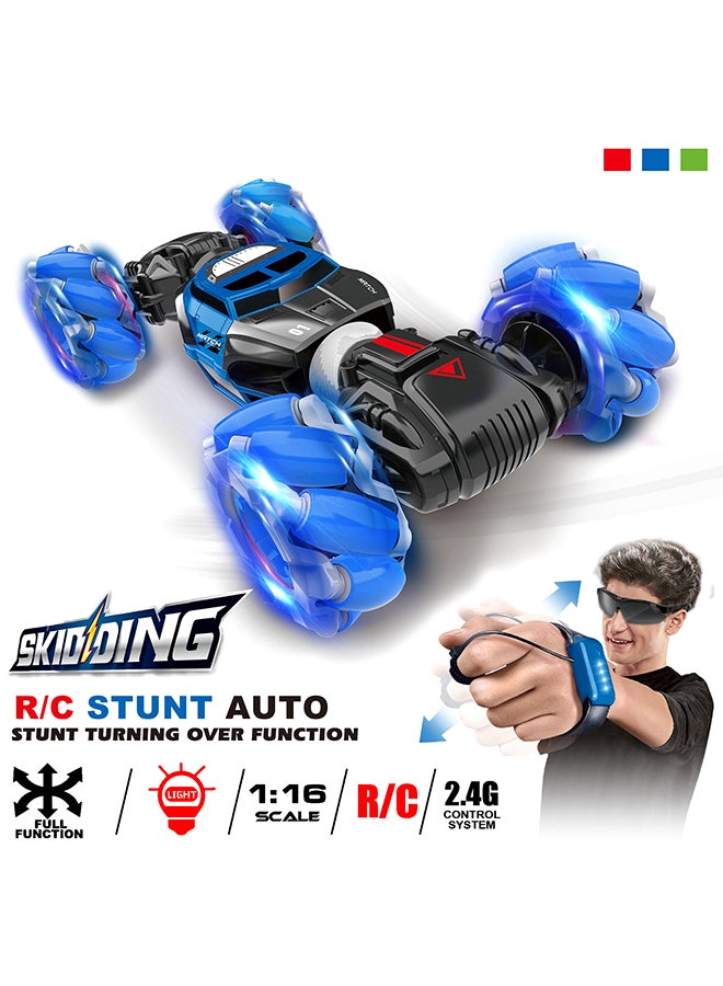 Rc Stunt Car 4Wd Watch Gesture Sensor Control Deformable Electric Toy 13x19.5cm - Image 5