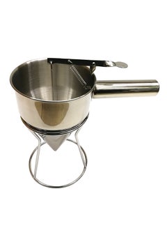 Multifunctional Pancake Batter Dispenser Silver 26cm
