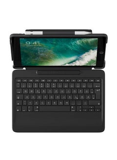 Detachable Bluetooth Keyboard And Folio Case For Apple iPad Air Black