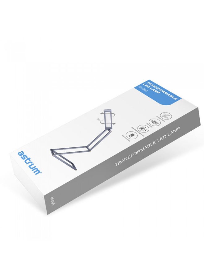 Astrum Multipurpose Rechargeable Led Lamp And Mobile Stand Grey 8.3inch - Image 4