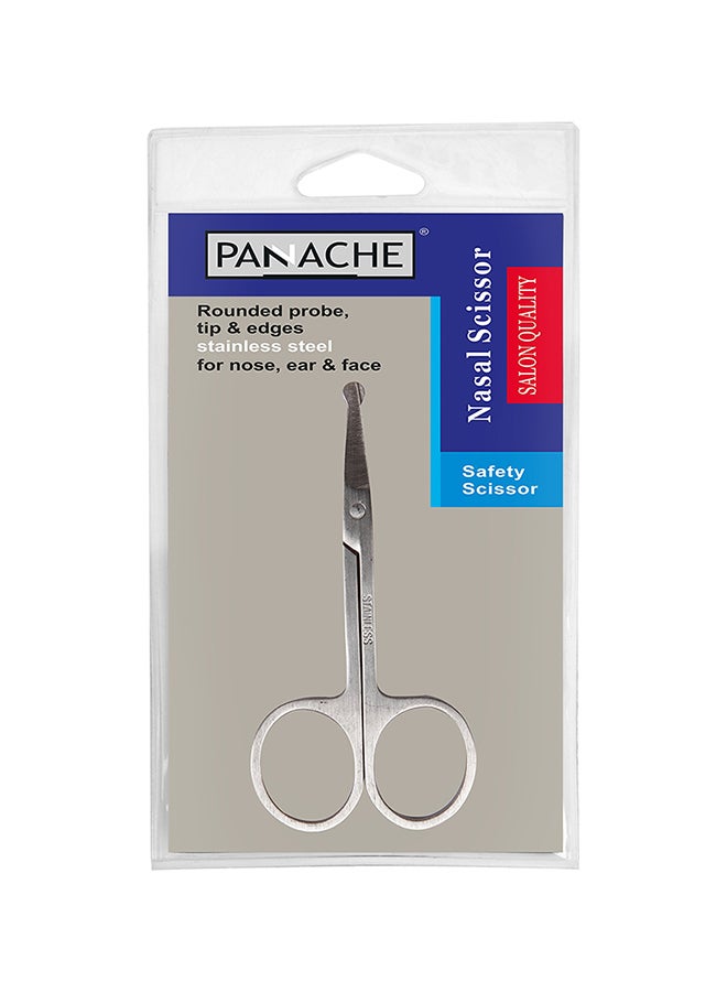 Panache Nasal Hair Removal Safety Scissor Silver  - Image 3