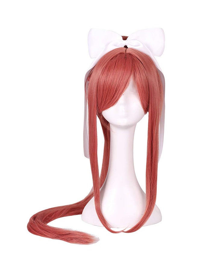 Cosplay Wig With Long Ponytail Red - v1580105532/N33928079A_1