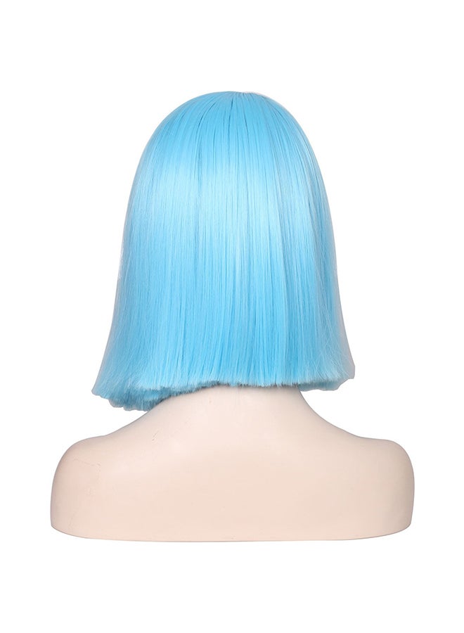 كولور جراوند شعر مستعار Cosplay بنصف لون أزرق  - Image 2