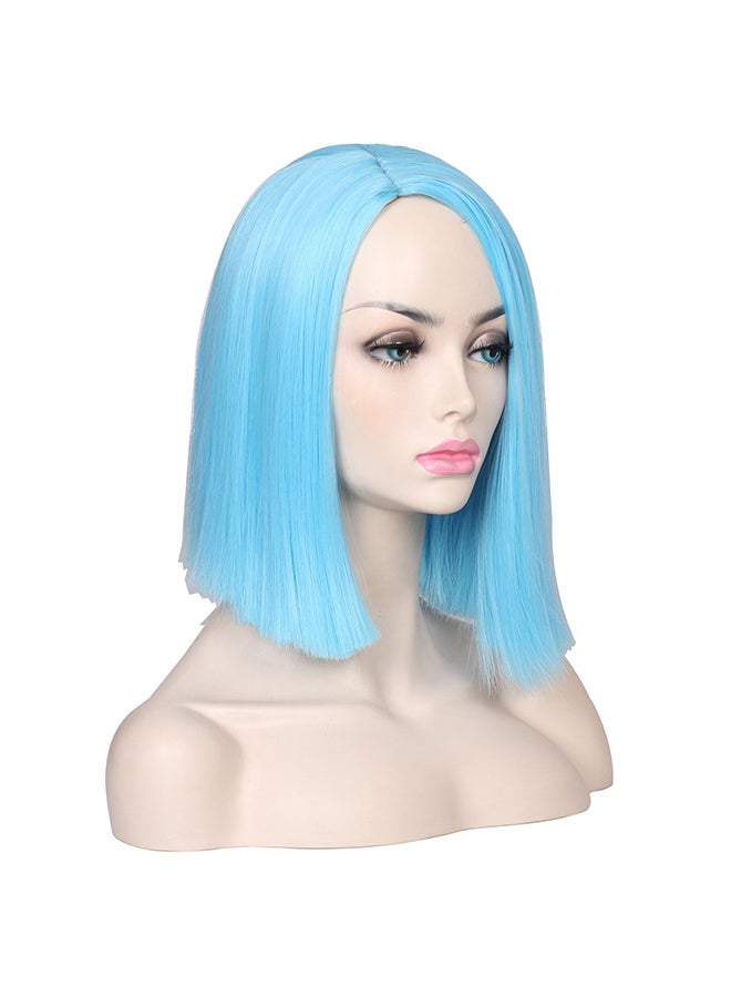كولور جراوند شعر مستعار Cosplay بنصف لون أزرق  - Image 3