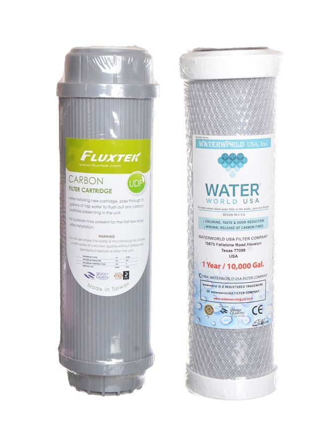Generic 4-Piece Replacement Carbon Filter Cartridge Grey/White 250ml  - Image 1